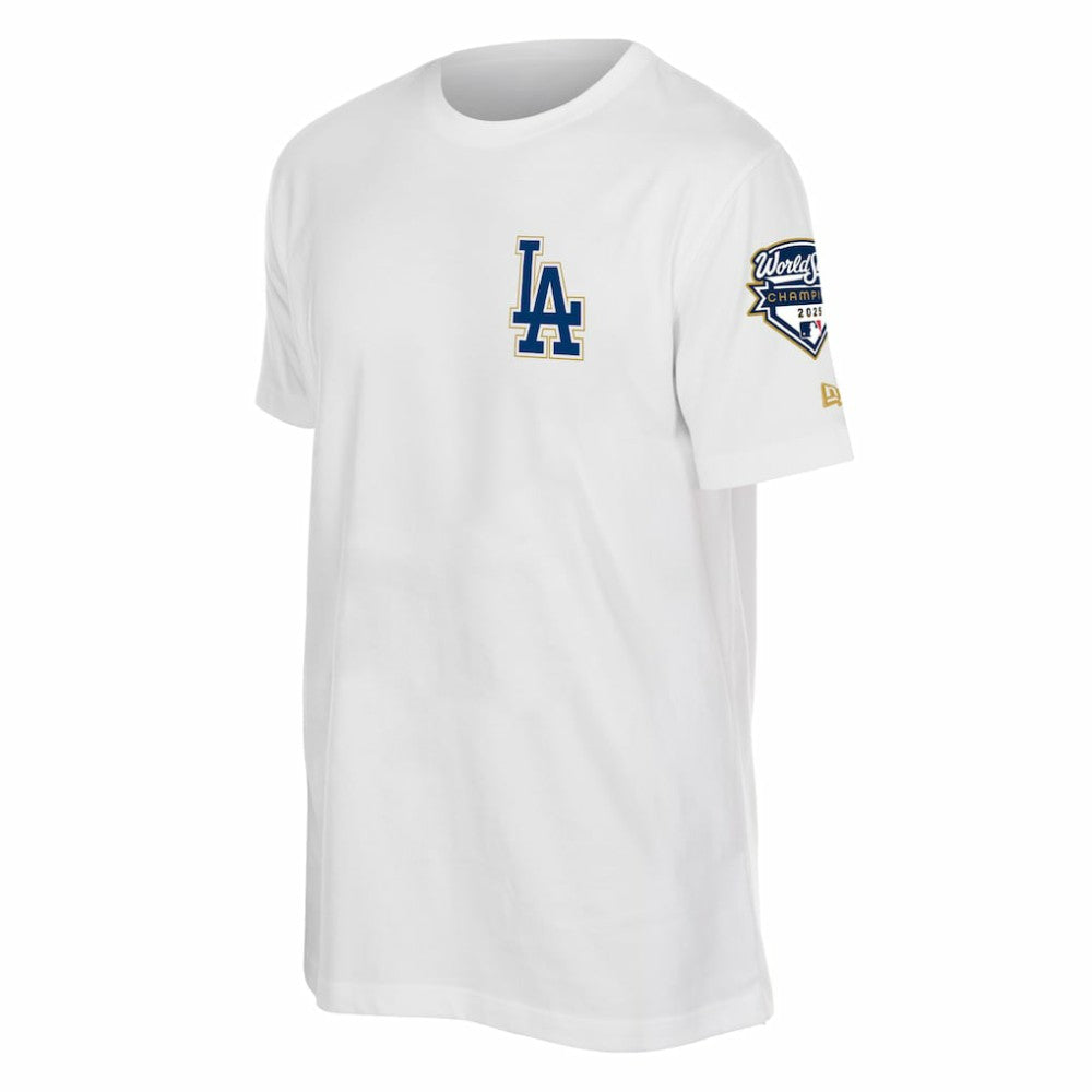 Los Angeles Dodgers 2026 Gold Collection Logo & Patch T-Shirt - White | New Era
