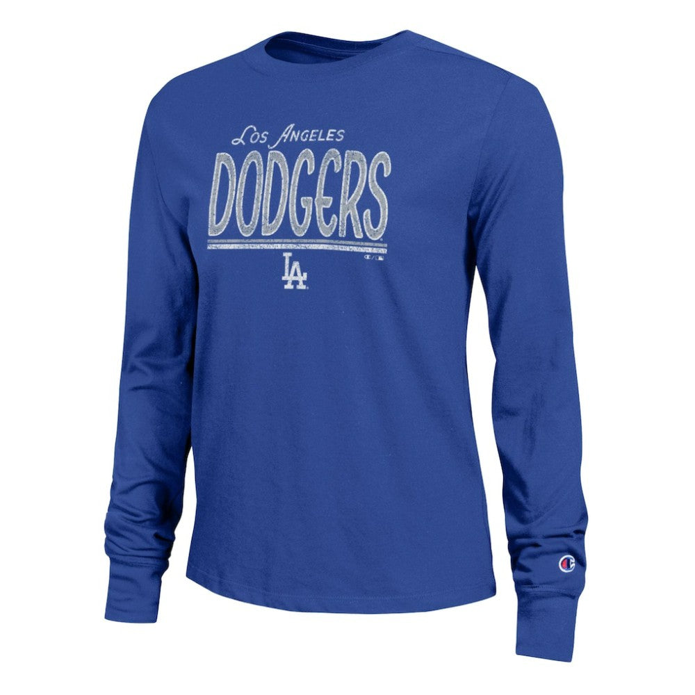 Los Angeles Dodgers Champion Women's Long Sleeve T-Shirt - Royal