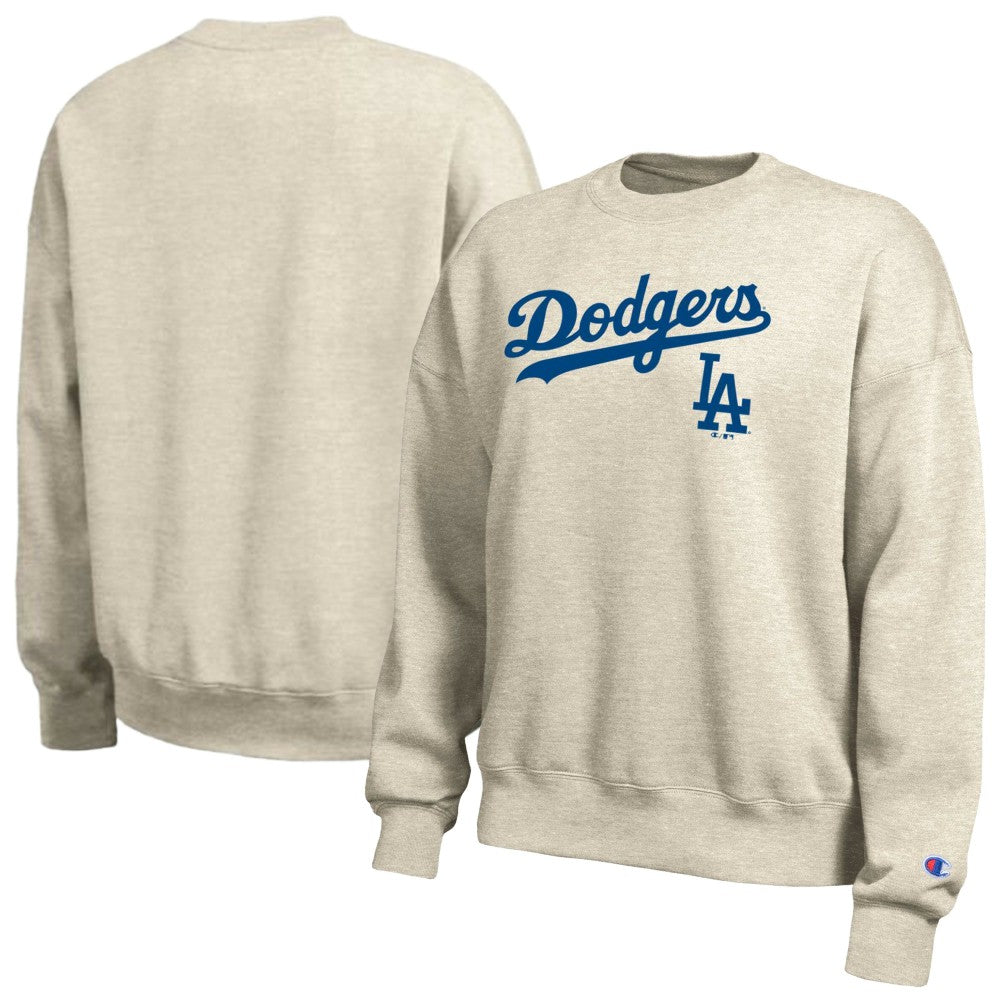 Los Angeles Dodgers Champion Women's All-Star Sweatshirt - Oatmeal
