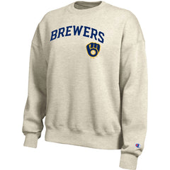Milwaukee Brewers Champion Women's All-Star Sweatshirt - Oatmeal