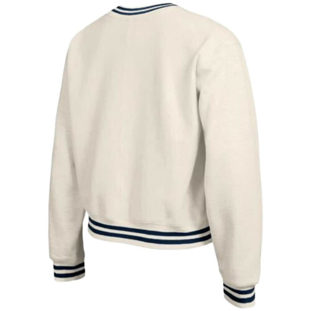 Atlanta Braves Champion Women's Reverse Weave Sweatshirt - Cream