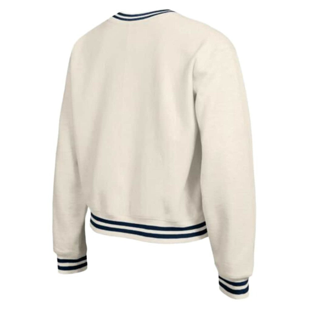 New York Yankees Champion Women's Reverse Weave Sweatshirt - Cream