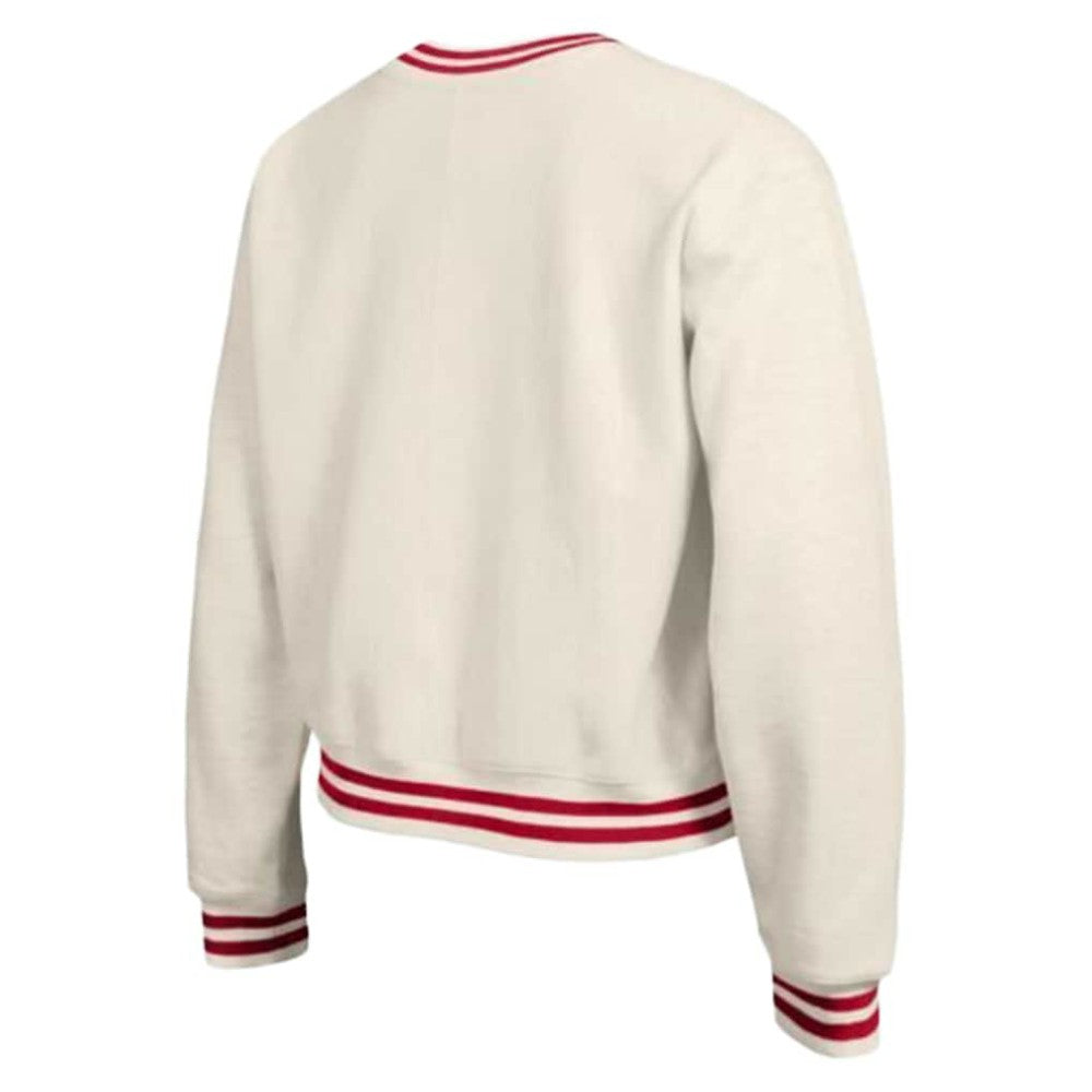 Philadelphia Phillies Champion Women's Reverse Weave Sweatshirt - Cream
