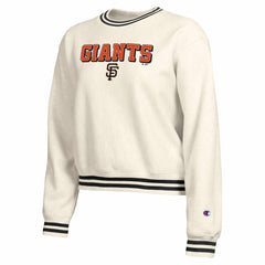 San Francisco Giants Champion Women's Reverse Weave Sweatshirt - Cream