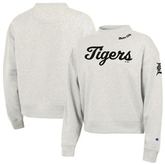 Detroit Tigers Champion Women's Triumph Tri-Blend Sweatshirt - Stone