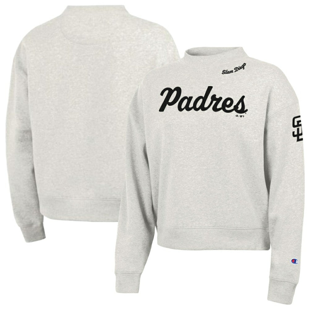 San Diego Padres Champion Women's Triumph Tri-Blend Sweatshirt - Stone
