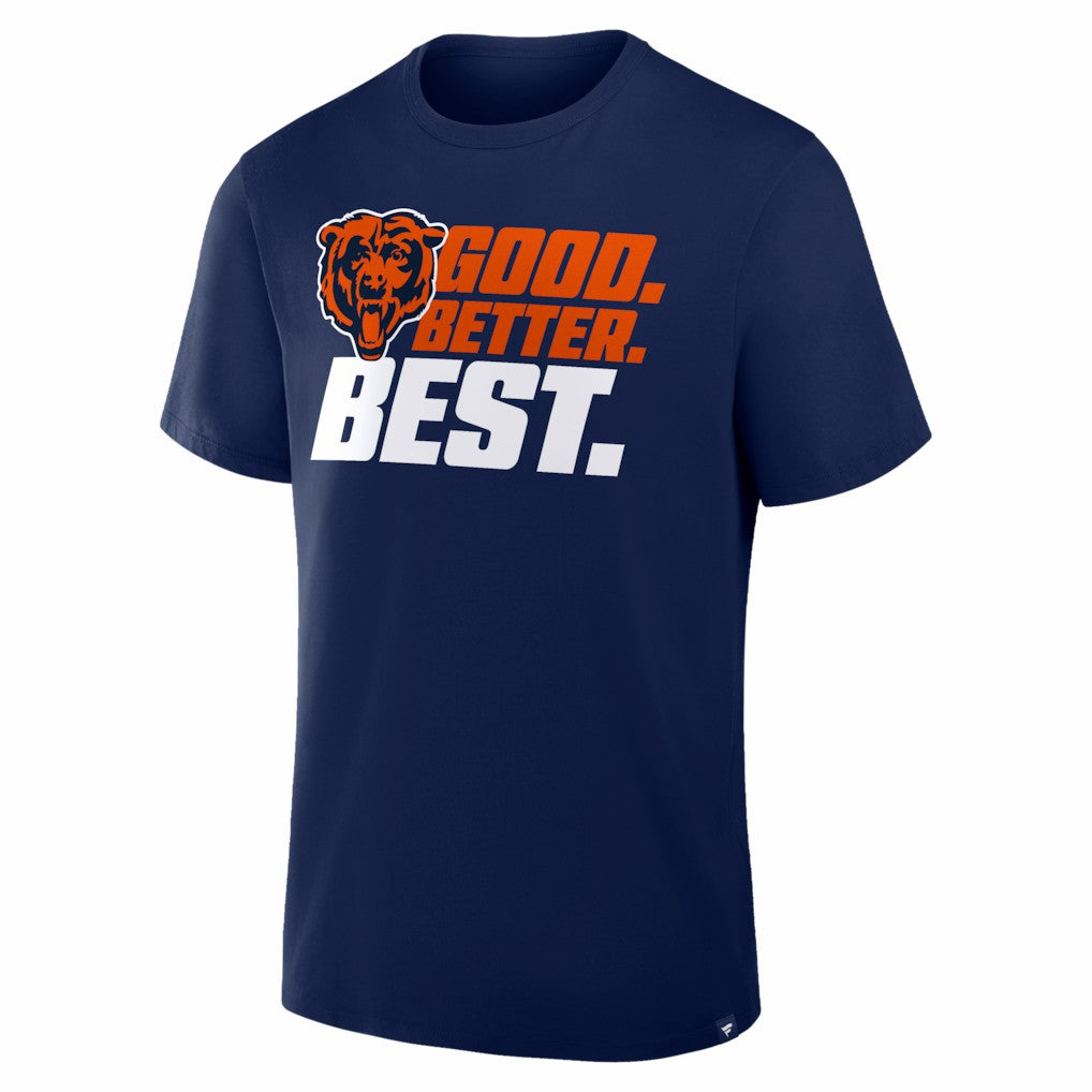 NFL Chicago Bears Good. Better. Best. T-Shirt