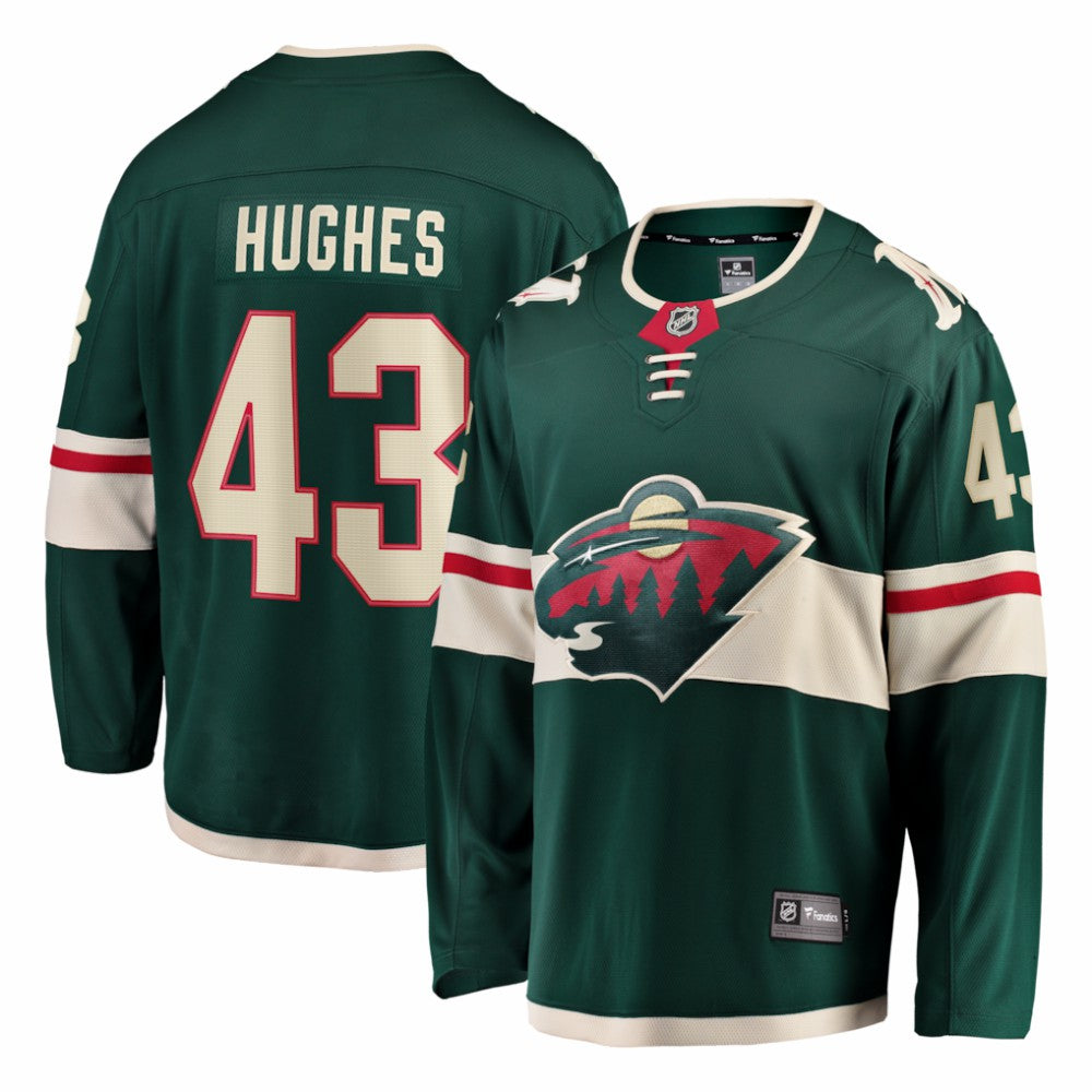 Quinn Hughes Minnesota Wild Fanatics Home Breakaway Jersey