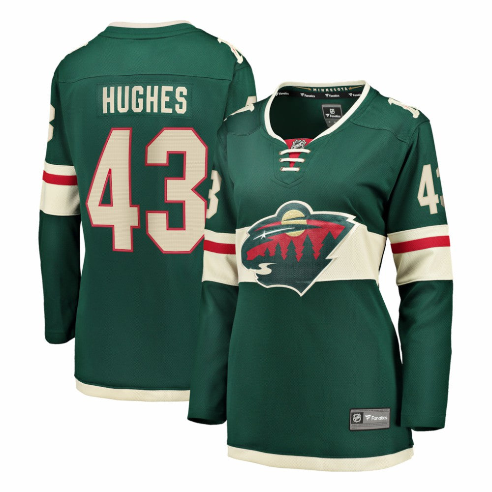 Quinn Hughes Minnesota Wild Fanatics Women's Home Breakaway Jersey