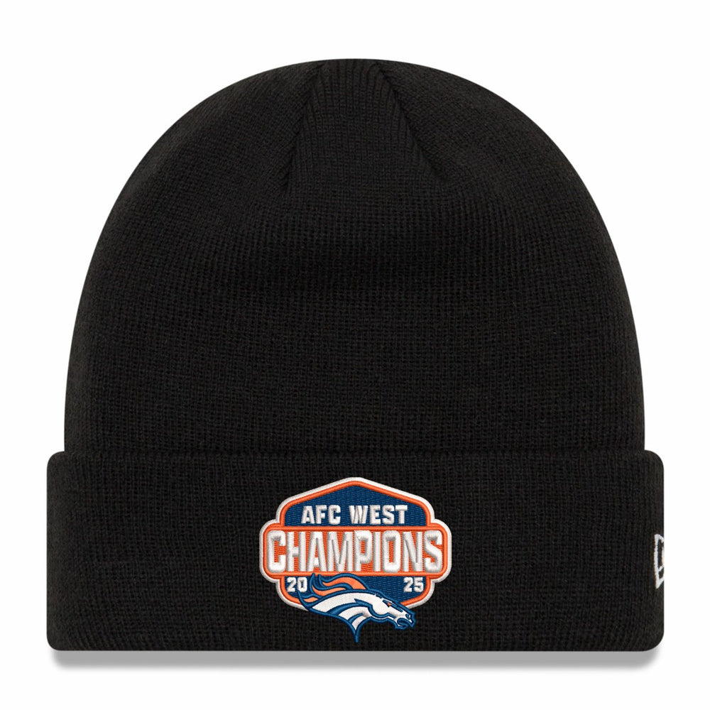 NFL Denver Broncos 2025 AFC West Division Champions Cuffed Knit Hat