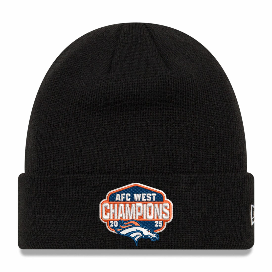 NFL Denver Broncos 2025 AFC West Division Champions Cuffed Knit Hat