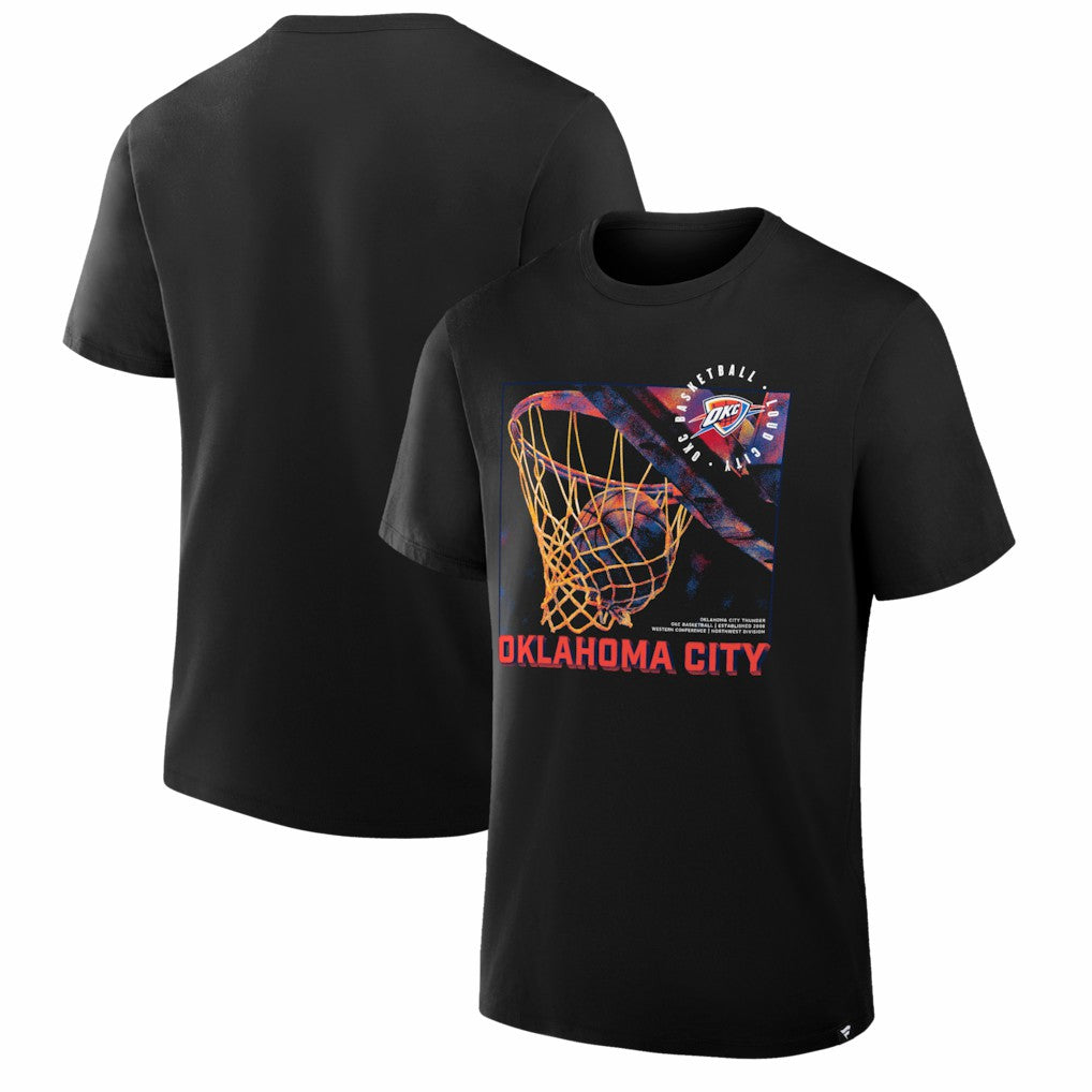 Oklahoma City Thunder Chase Chrome T-Shirt - Black shop