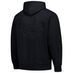Detroit Pistons Phantom Fleece Hoodie sale - Black | Mitchell & Ness for sale