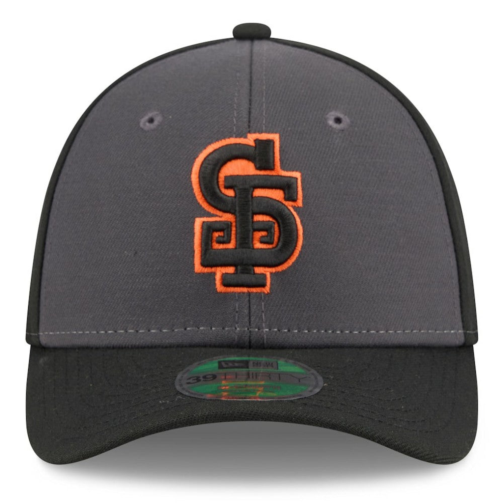 San Francisco Giants Player Replica Alternate 39THIRTY Flex Hat - Gray/Black | New Era
