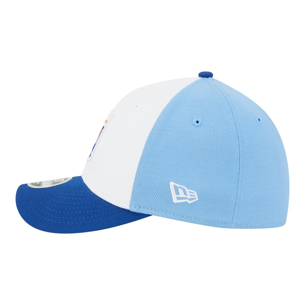 Kansas City Royals Player Replica 39THIRTY M-Crown Flex Hat - White/Royal | New Era