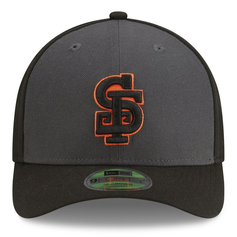 San Francisco Giants Player Replica Alternate 9FORTY M-Crown Adjustable Hat - Gray/Black | New Era