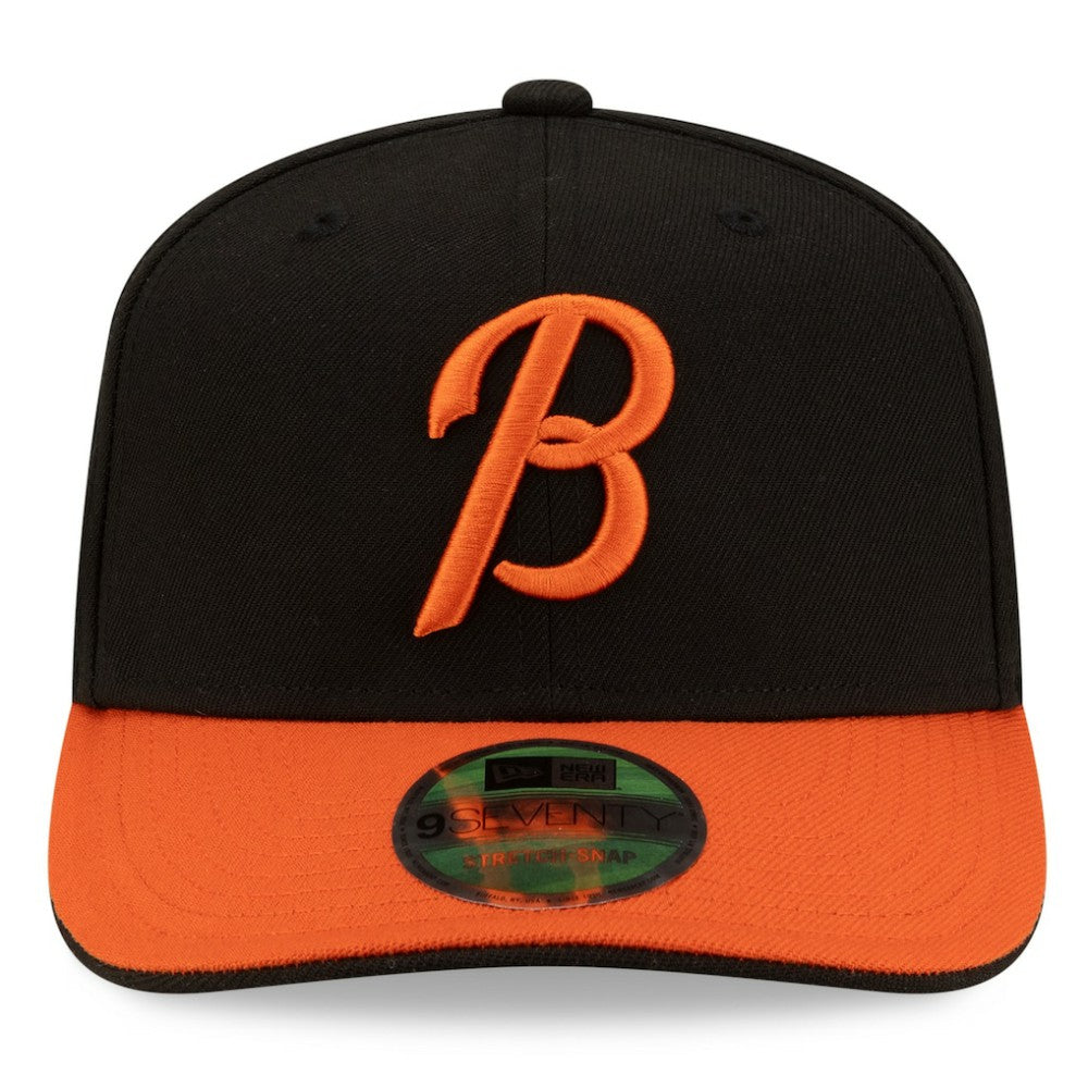 Baltimore Orioles Player Replica 9SEVENTY Adjustable Hat - Black/Orange | New Era
