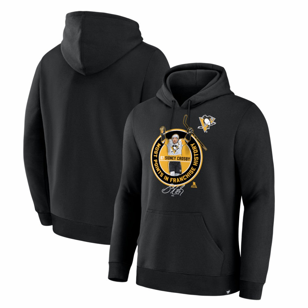 Sidney Crosby Pittsburgh Penguins Most Points in Franchise History Hoodie