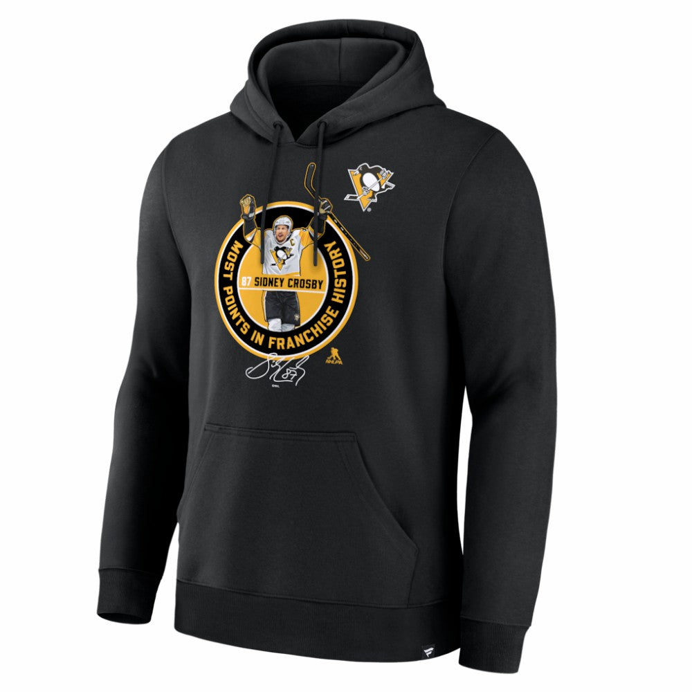 Sidney Crosby Pittsburgh Penguins Most Points in Franchise History Hoodie
