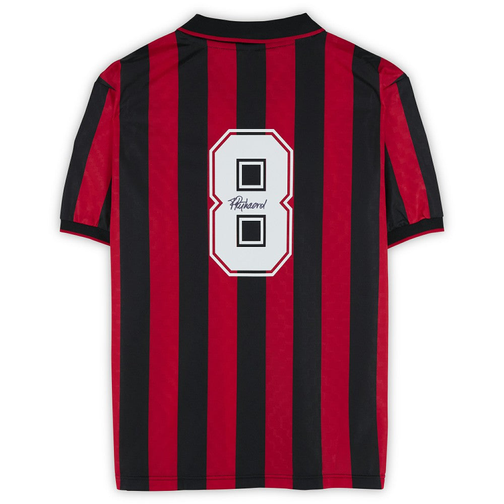 Frank Rijkaard AC Milan Autographed Red/Black Home Jersey / Soccer Online