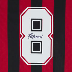 Frank Rijkaard AC Milan Autographed Red/Black Home Jersey / Soccer Online