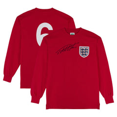 Sir Geoff Hurst England National Team Autographed 1966 Score Draw Jersey / Soccer Discount