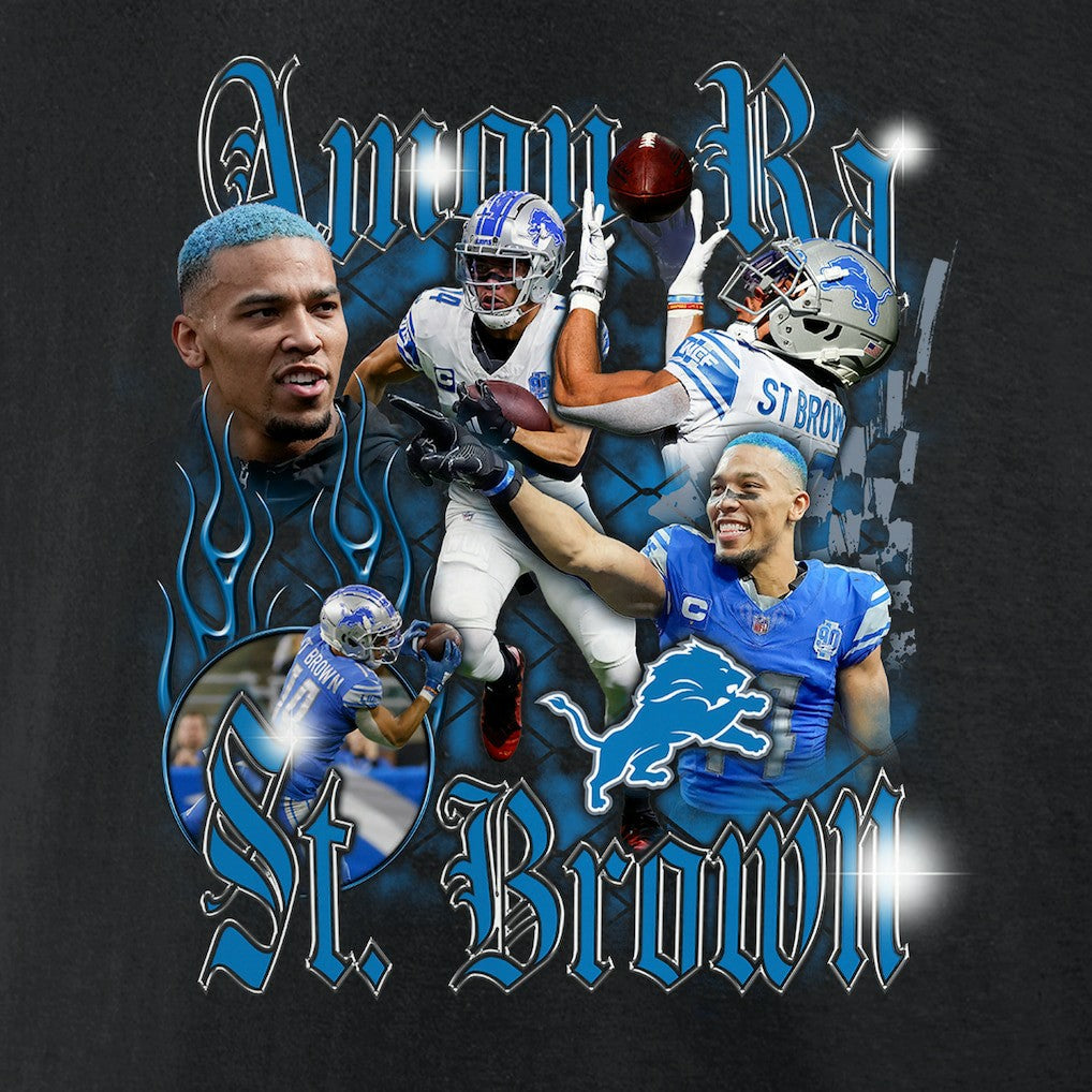 NFL Detroit Lions Amon-Ra St. Brown  Notorious T-Shirt