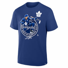 Auston Matthews Toronto Maple Leafs Most Goals in Franchise History T-Shirt