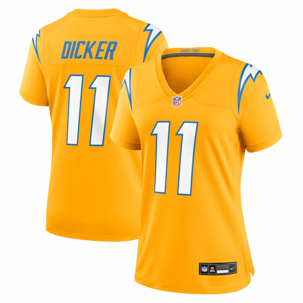 NFL Los Angeles Chargers Cameron Dicker  Women's Alternate Game Jersey