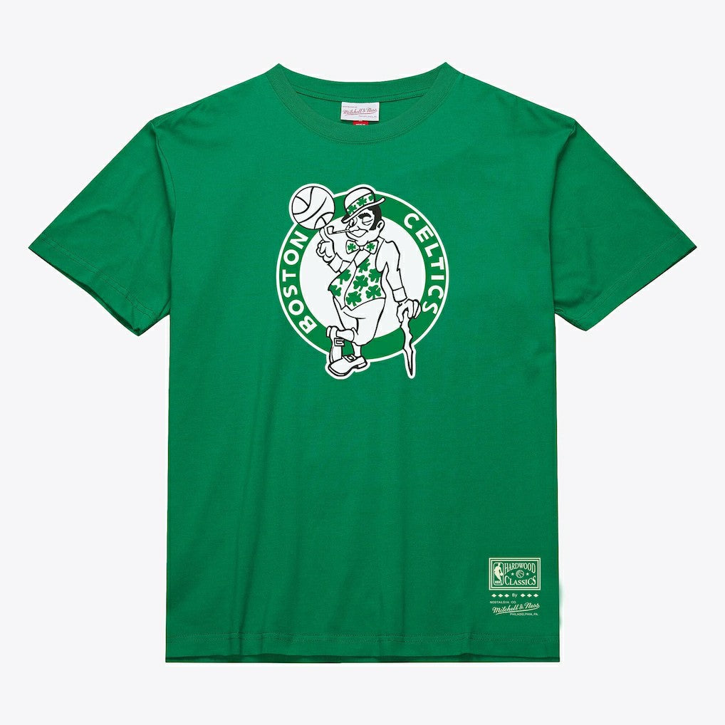 Boston Celtics Unisex Hardwood Classics Arch T-Shirt - Kelly Green | Mitchell & Ness discount