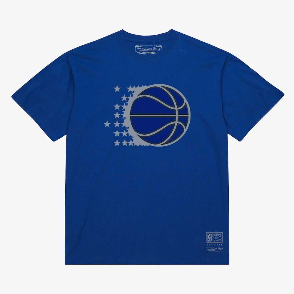 Orlando Magic Unisex Hardwood Classics Arch T-Shirt - Royal | Mitchell & Ness sale