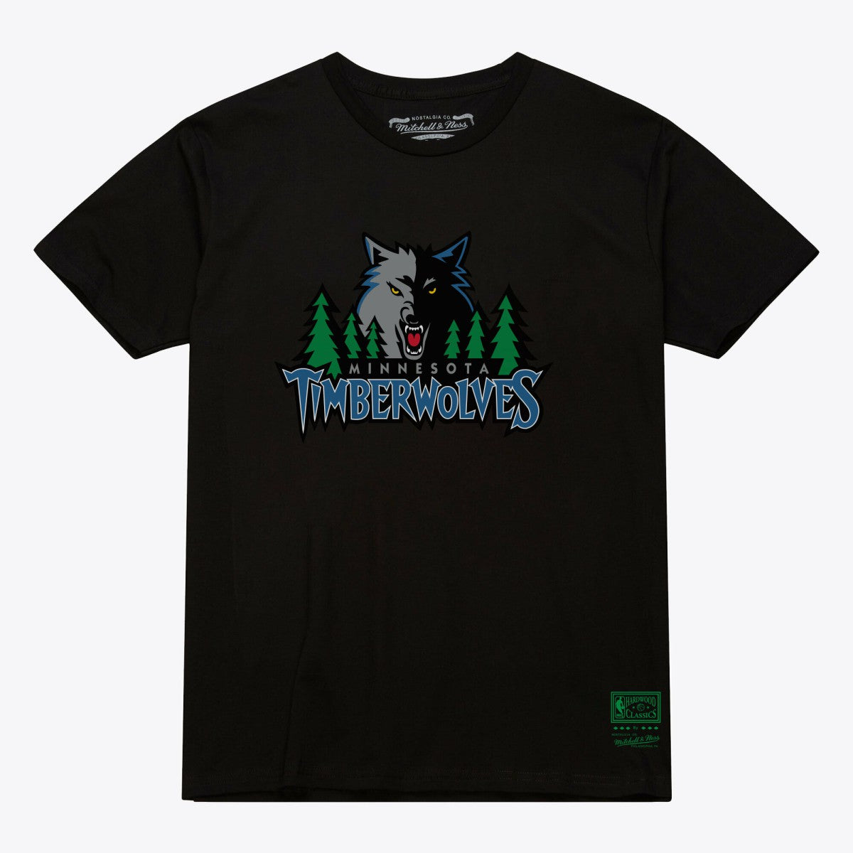 Minnesota Timberwolves Unisex Hardwood Classics Arch T-Shirt - Black | Mitchell & Ness sale