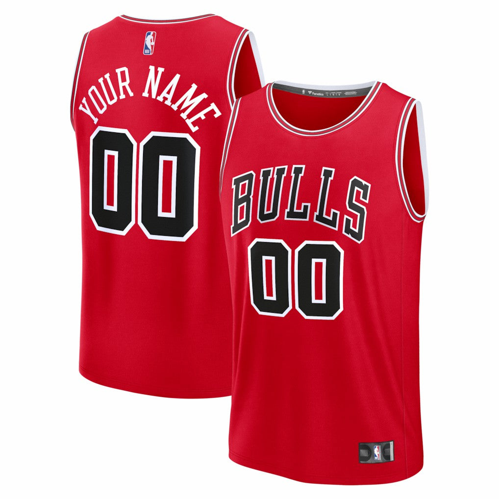 Chicago Bulls Fastbreak Custom Jersey sale - Icon Editi- Red | Fanatics on sale