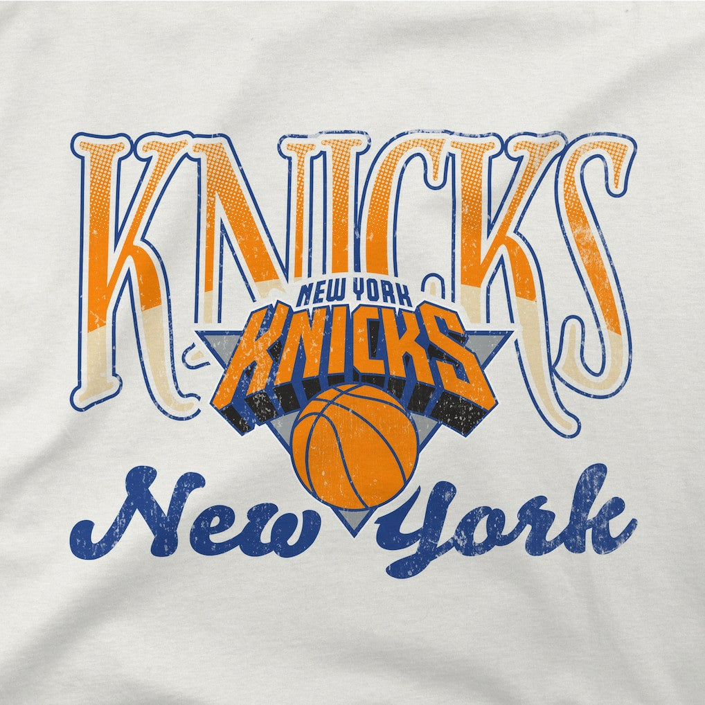 New York Knicks Stadium Essentials Unisex Sky High Hoodie - Oatmeal for sale