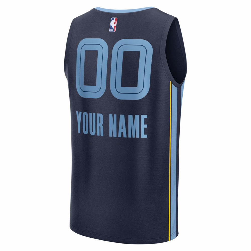 Memphis Grizzlies Youth Fastbreak Custom Jersey - Icon Edition - Navy | Fanatics shop