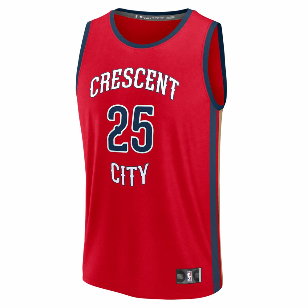 Trey Murphy III New Orleans Pelicans Fast Break Replica Player Jersey - Statement Edition - Red | Fanatics for sale