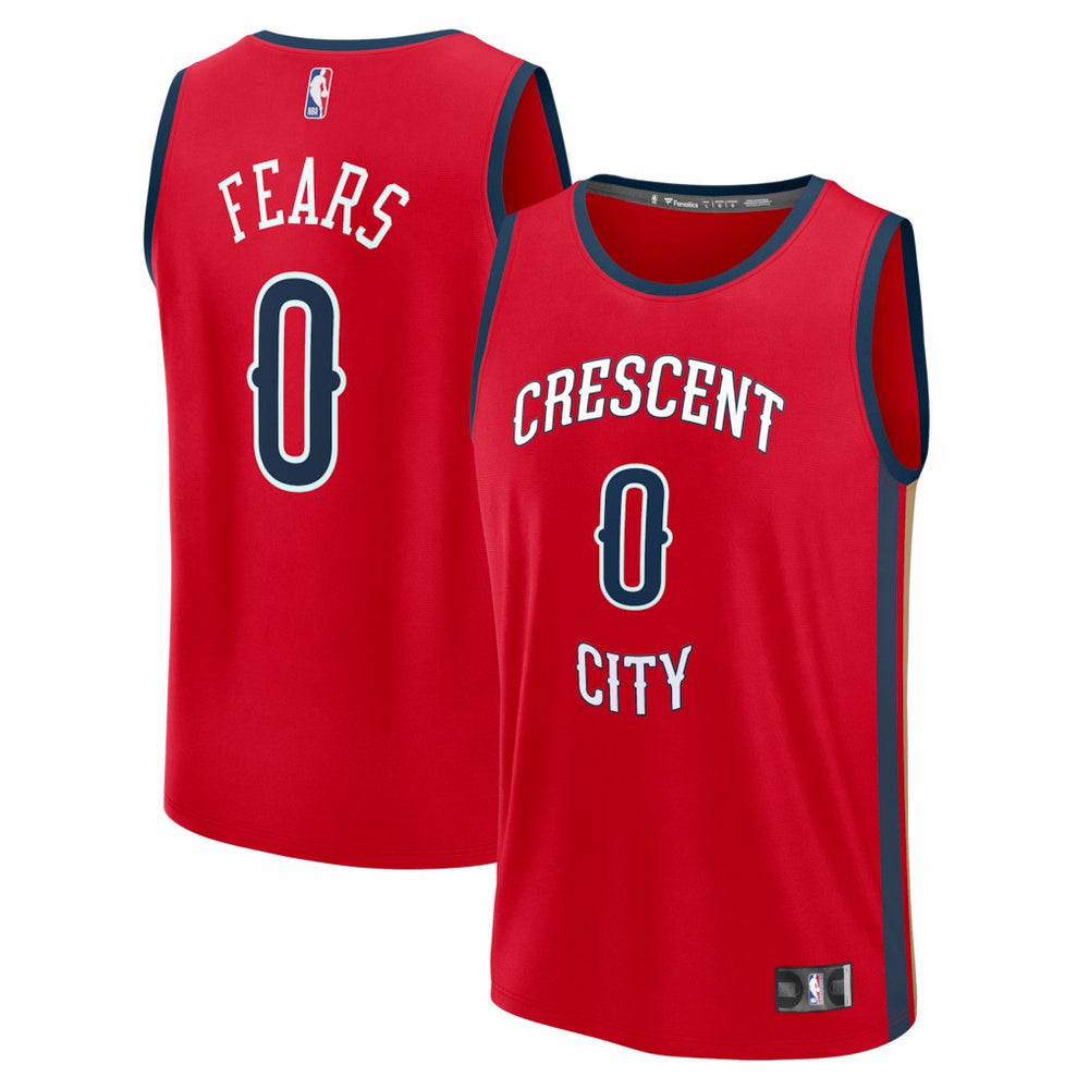 Jeremiah Fears New Orleans Pelicans Fast Break Replica Player Jersey - Statement Edition - Red | Fanatics outlet