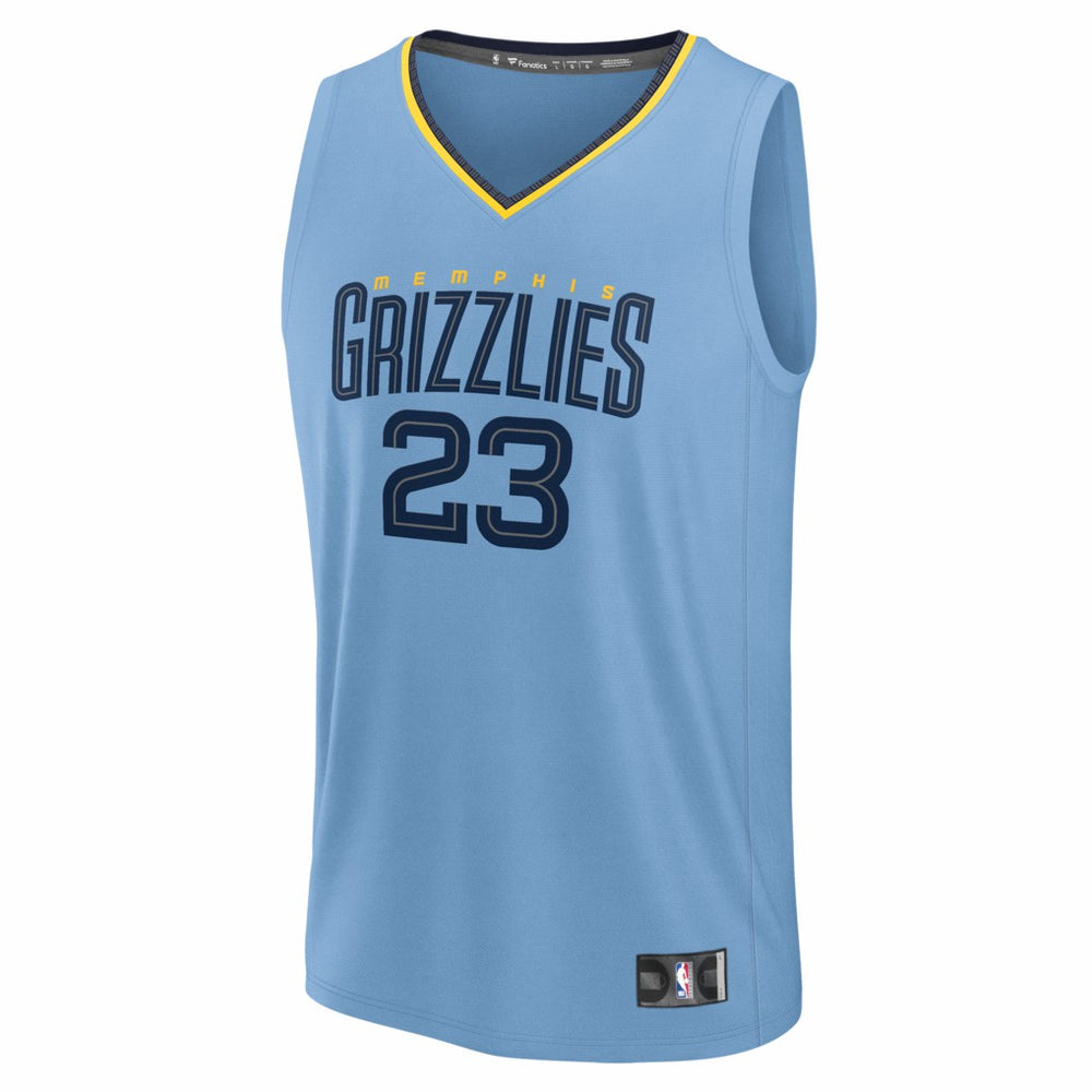 Cedric Coward Memphis Grizzlies Fast Break Replica Player Jersey - Statement Edition - Light Blue | Fanatics outlet