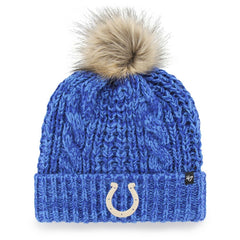 NFL Indianapolis Colts '47 Women's Meeko Cuffed Knit Hat with Pom