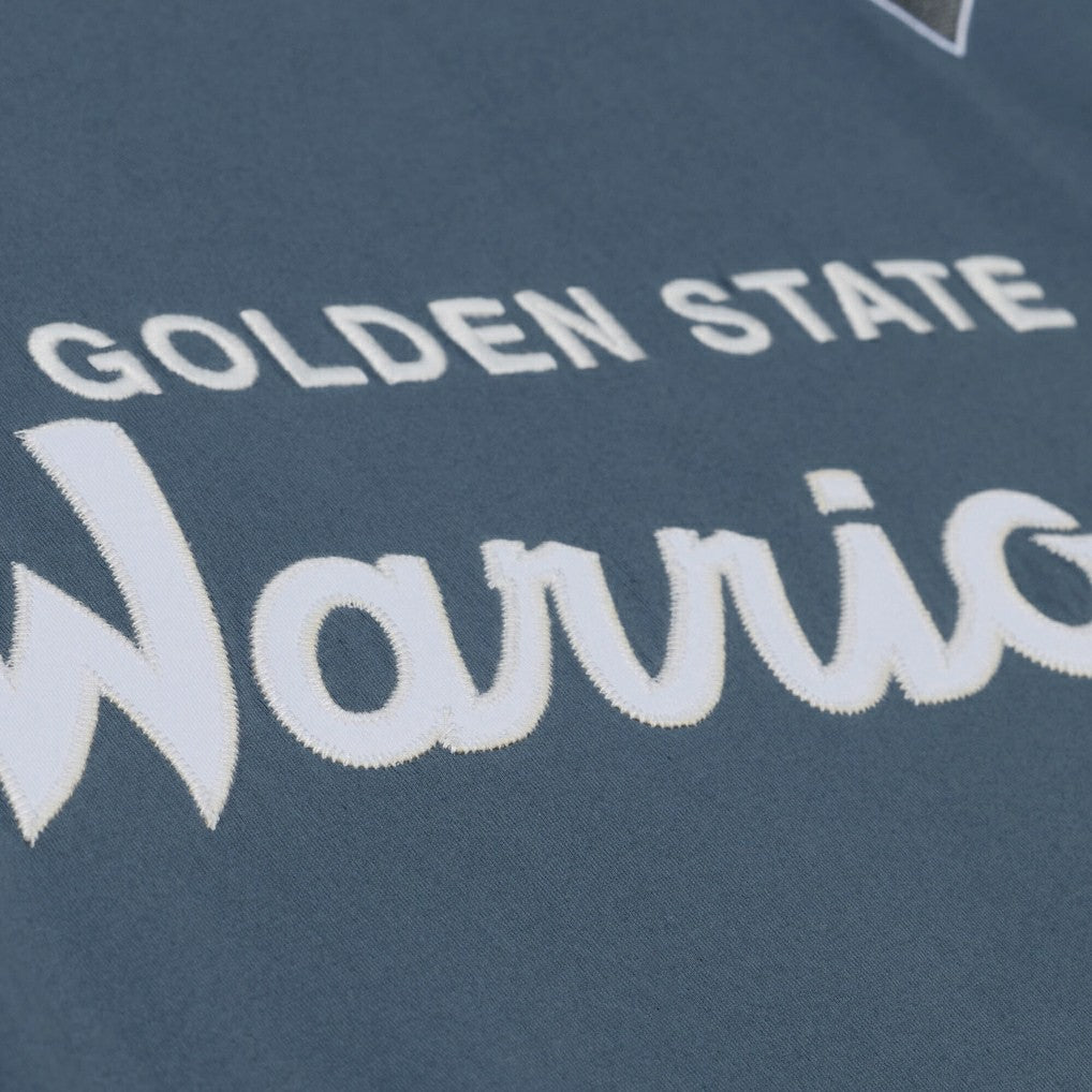 Golden State Warriors Thunderstorm T-Shirt sale - Blue | Mitchell & Ness on sale