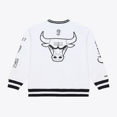 Chicago Bulls Hardwood Classics Arctic Fleece Sweatshirt - White | Mitchell & Ness shop