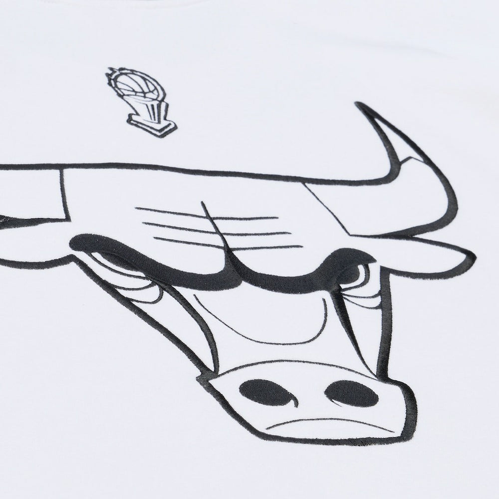 Chicago Bulls Hardwood Classics Arctic Fleece Sweatshirt - White | Mitchell & Ness shop