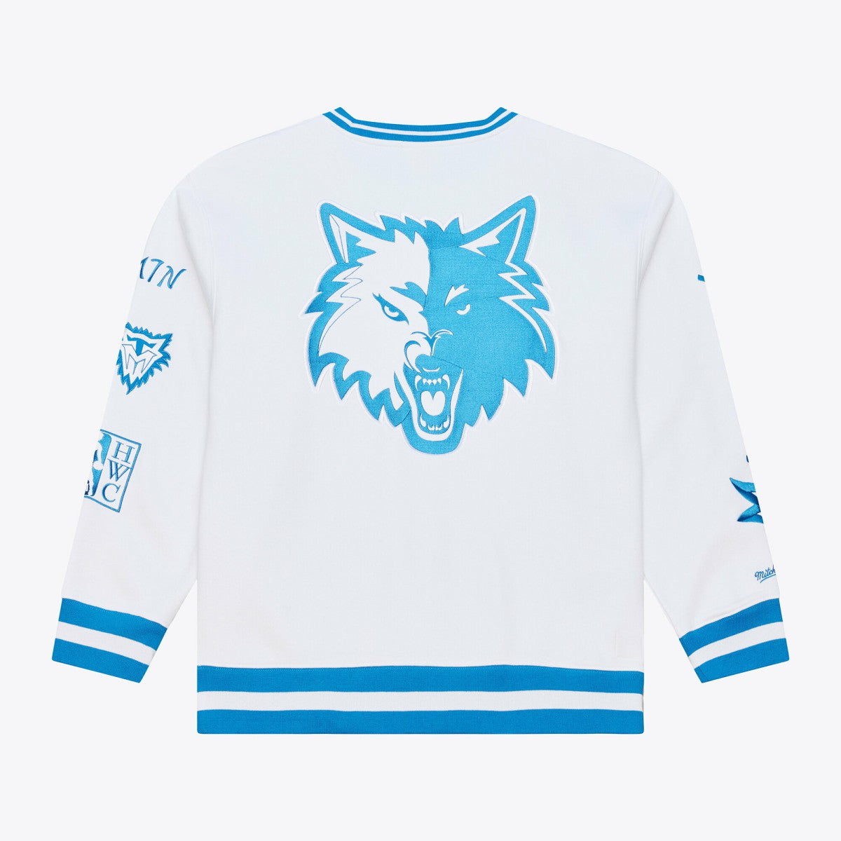 Minnesota Timberwolves Arctic Fleece Sweatshirt - White | Mitchell & Ness discount