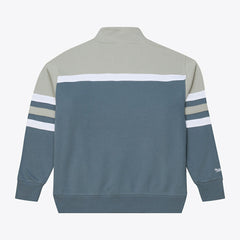 Boston Celtics Thunderstorm Head Coach Quarter-Zip Jacket - Blue | Mitchell & Ness for sale