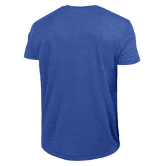 Seattle Mariners Champion Cooperstown Wordmark Lockup Tri-Blend T-Shirt - Royal