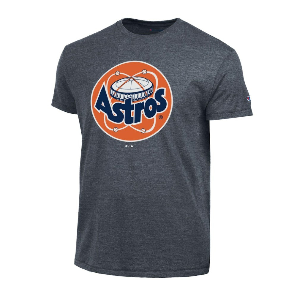 Houston Astros Champion Cooperstown Logo Tri-Blend T-Shirt - Navy