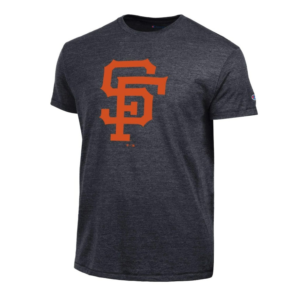 San Francisco Giants Champion Cooperstown Logo Tri-Blend T-Shirt - Black