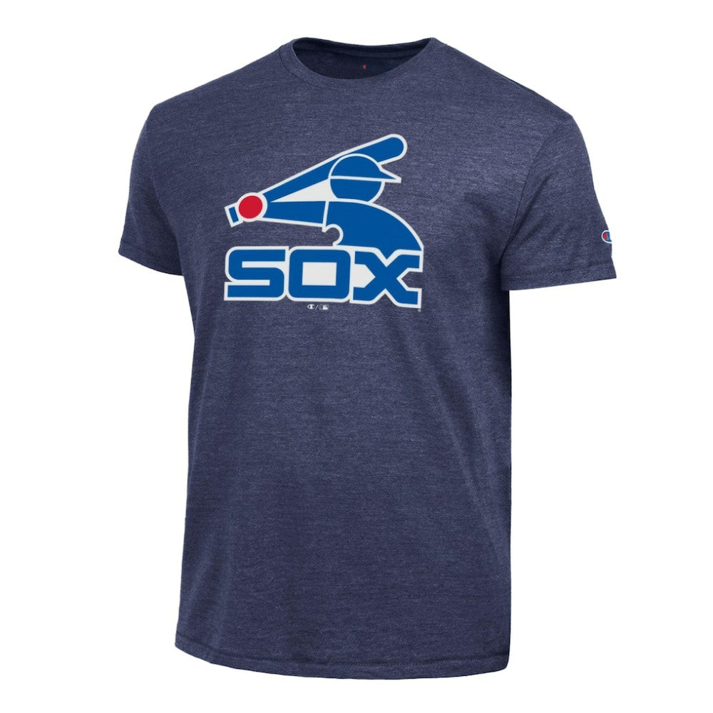 Chicago White Sox Champion Cooperstown Logo Tri-Blend T-Shirt - Navy
