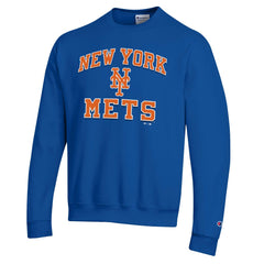 New York Mets Champion Heart & Soul Powerblend Sweatshirt - Royal