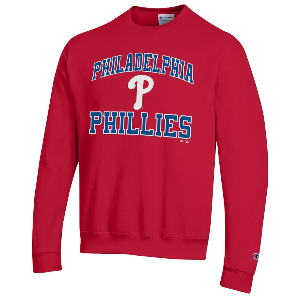 Philadelphia Phillies Champion Heart & Soul Powerblend Sweatshirt - Red